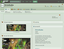 Tablet Screenshot of divinostudios.deviantart.com