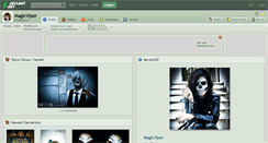 Desktop Screenshot of magicviper.deviantart.com