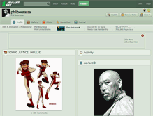 Tablet Screenshot of philbourassa.deviantart.com