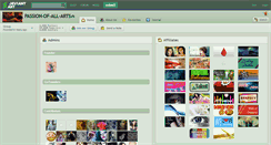 Desktop Screenshot of passion-of-all-arts.deviantart.com