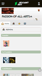 Mobile Screenshot of passion-of-all-arts.deviantart.com