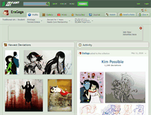 Tablet Screenshot of eragaga.deviantart.com