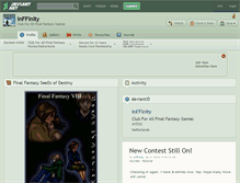 Tablet Screenshot of inffinity.deviantart.com