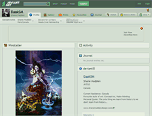 Tablet Screenshot of daaksm.deviantart.com