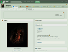 Tablet Screenshot of caglayan.deviantart.com