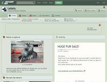 Tablet Screenshot of lesavy.deviantart.com