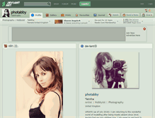 Tablet Screenshot of photabby.deviantart.com