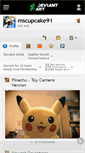 Mobile Screenshot of mscupcake91.deviantart.com