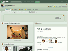 Tablet Screenshot of mscupcake91.deviantart.com