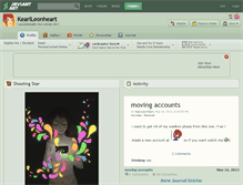 Tablet Screenshot of kearileonheart.deviantart.com