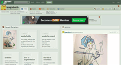 Desktop Screenshot of lasagnabomb.deviantart.com