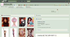 Desktop Screenshot of darkilucy-chan.deviantart.com