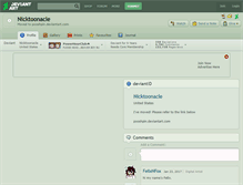 Tablet Screenshot of nicktoonacle.deviantart.com