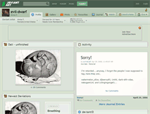 Tablet Screenshot of evil-dwarf.deviantart.com