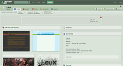 Desktop Screenshot of leux.deviantart.com