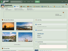Tablet Screenshot of darakusan.deviantart.com