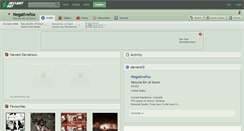 Desktop Screenshot of negativefox.deviantart.com