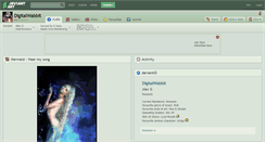 Desktop Screenshot of digitalwabbit.deviantart.com