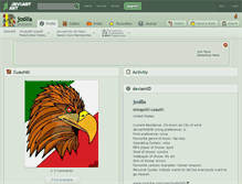 Tablet Screenshot of josilla.deviantart.com