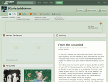 Tablet Screenshot of bigxhartedxbukwrm.deviantart.com