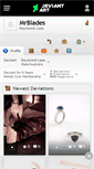 Mobile Screenshot of mrblades.deviantart.com