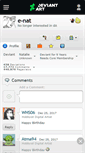Mobile Screenshot of e-nat.deviantart.com