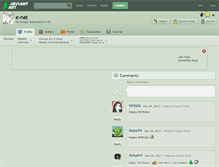 Tablet Screenshot of e-nat.deviantart.com