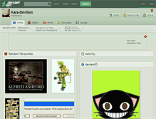 Tablet Screenshot of kara-deviless.deviantart.com