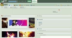 Desktop Screenshot of more2.deviantart.com