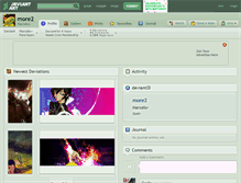 Tablet Screenshot of more2.deviantart.com