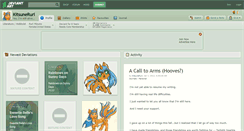 Desktop Screenshot of kitsuneruri.deviantart.com