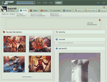 Tablet Screenshot of kuro-kir.deviantart.com