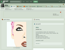 Tablet Screenshot of daisy.deviantart.com