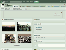 Tablet Screenshot of fe-caruso.deviantart.com