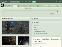 Tablet Screenshot of kasheee.deviantart.com