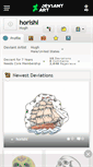 Mobile Screenshot of horishi.deviantart.com