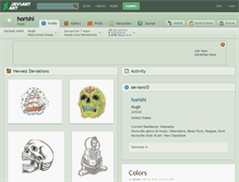 Tablet Screenshot of horishi.deviantart.com