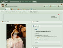 Tablet Screenshot of cafir.deviantart.com