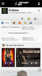 Mobile Screenshot of d-stone.deviantart.com