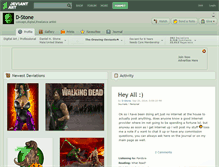 Tablet Screenshot of d-stone.deviantart.com