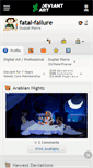 Mobile Screenshot of fatal-failure.deviantart.com