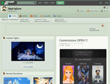 Tablet Screenshot of fatal-failure.deviantart.com