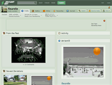 Tablet Screenshot of fleurelle.deviantart.com