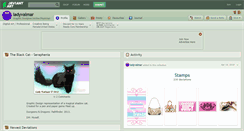 Desktop Screenshot of ladyvalmar.deviantart.com