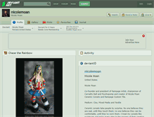 Tablet Screenshot of nicolemoan.deviantart.com