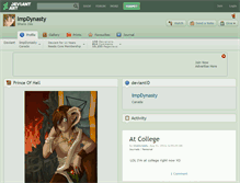 Tablet Screenshot of impdynasty.deviantart.com