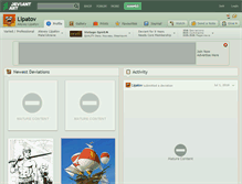 Tablet Screenshot of lipatov.deviantart.com