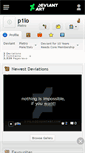 Mobile Screenshot of p1lo.deviantart.com