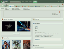 Tablet Screenshot of p1lo.deviantart.com