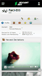 Mobile Screenshot of fak3-ell3.deviantart.com